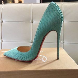 Christian Louboutin Turquoise Heels